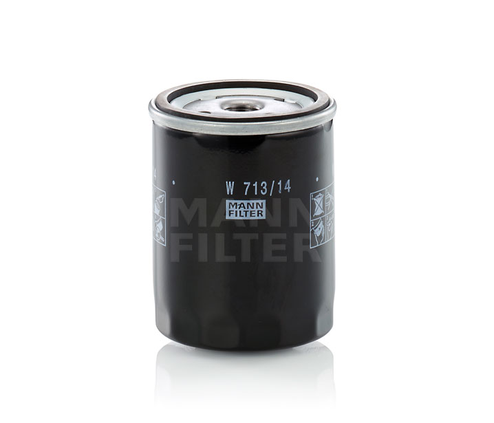 MANN-FILTER W 713/14: Oliefilter Met twee terugloopbeveiligingskleppen
