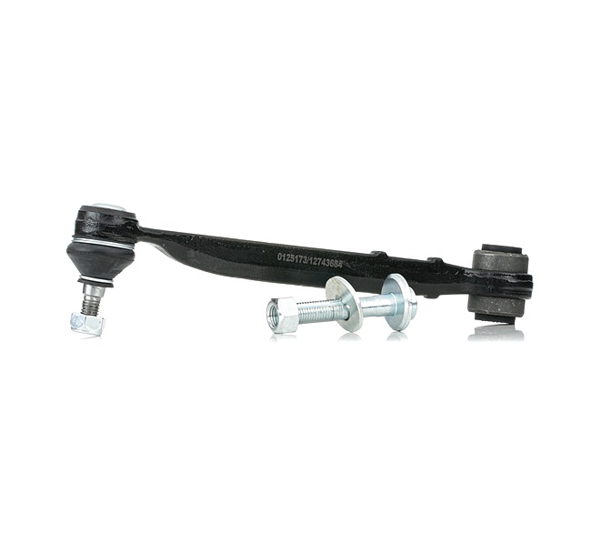 STARK SKCA-0050861: Bras de suspension Essieu arrière, inférieur, côté conducteur ou passager, arrière, Acier, avec support en caoutchouc