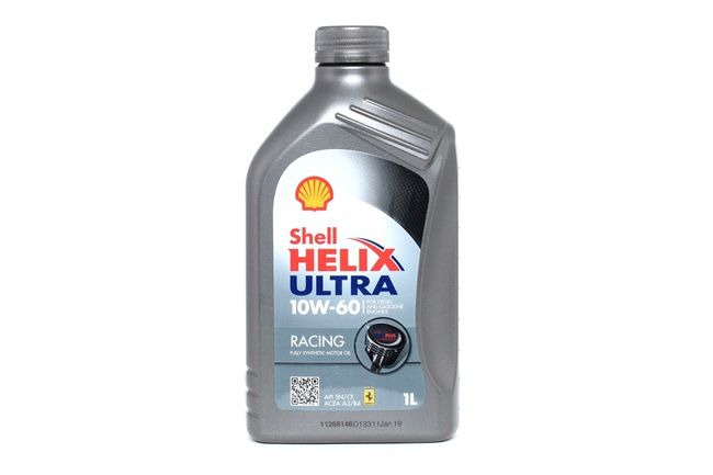 SHELL 550046314: Olio motore 1l, 10W-60 Helix, Ultra Racing