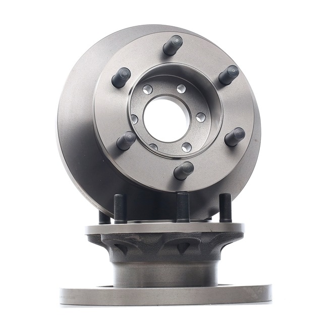 RIDEX 82B1616: Bremsscheibe Vorderachse, Ø: 290mm, voll, Ø: 290mm, mit Radnabe, mit Radbefestigungsbolzen