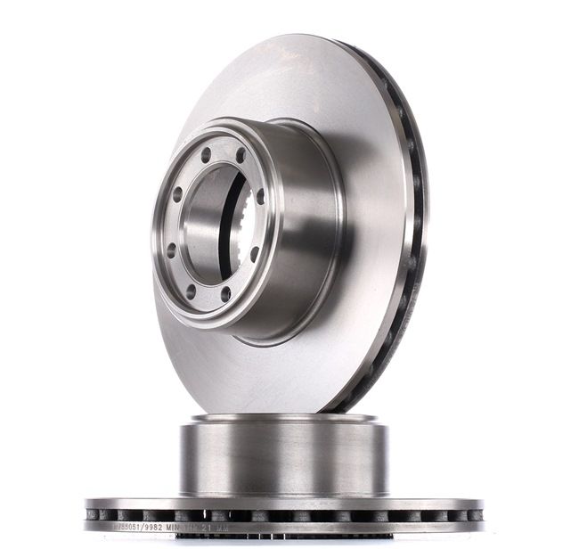 RIDEX 82B1674: Disco de freno Eje trasero, Ø: 294mm, ventilación interna, Ø: 294mm, sin tornillos, con anillo sensor ABS