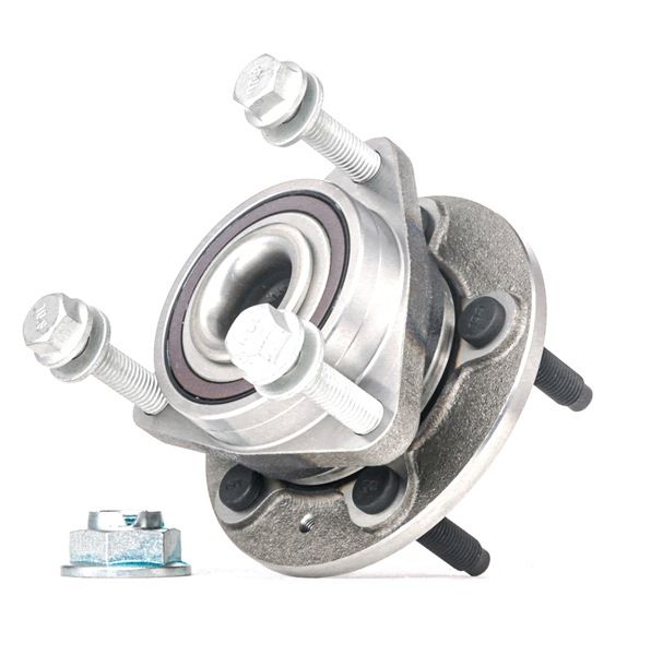 RIDEX 654W0804: Juego de cojinete de rueda eje delantero, ambos lados, con anillo sensor magnético incorporado