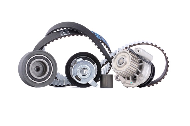 RIDEX 3096W0217: Kit de distribution + pompe à eau Nbr. dents: 141, Largeur: 25mm, avec pompe à eau