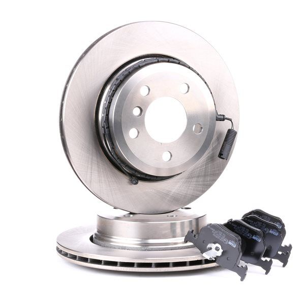 STARK SKBK-1090354: Kit de discos de freno y pastillas Eje trasero, Ø: 320mm, ventilado, Chapa antichirridos