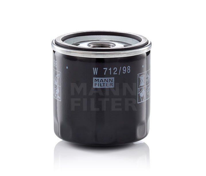 MANN-FILTER W 712/98: Filtre à huile avec un clapet de non retour