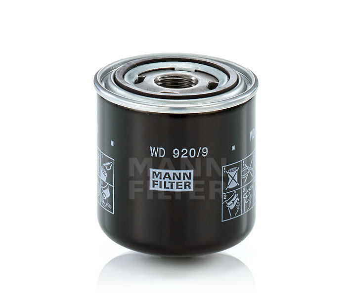 MANN-FILTER WD 920/9: Oliefilter Met een terugloopbeveiligingskleppen
