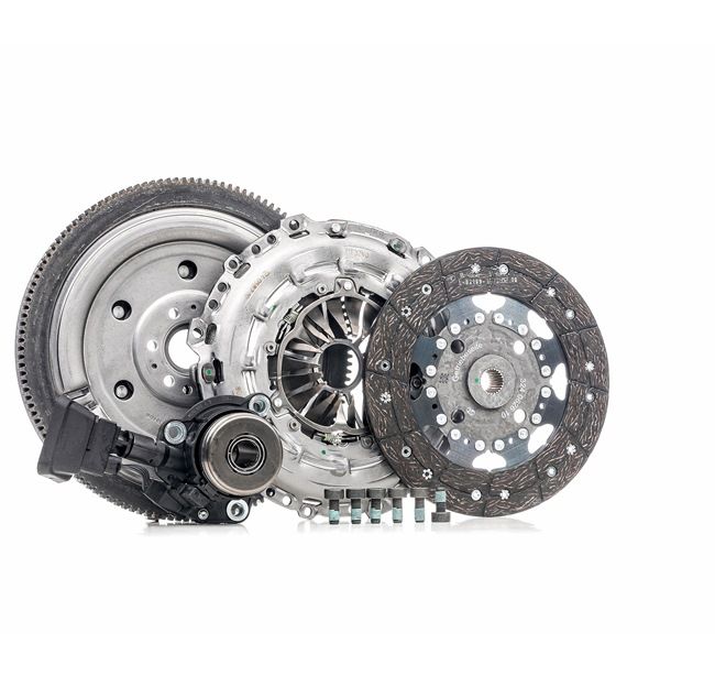 LuK 600 0240 00: Kit frizione con dispositivo disinnesto centrale, senza cuscinetto di guida, con volano, con kit bulloni/viti, Attrezzi speciali necessari per montaggio, Volano bimassa con sistema d'isteresi condotto BR 0241