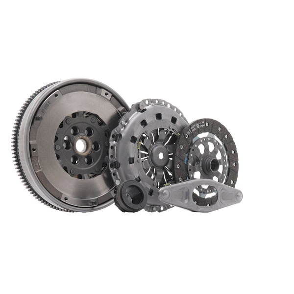 LuK 600 0261 00: Kit ambreiaj fara bucsa de ghidaj, cu rulment presiune, cu furca decuplare, cu volanta, cu set suruburi, Pt. montaj necesita scula speciala, Volant cu masa dubla fara disc de frecare BR 0241