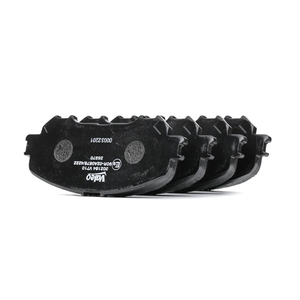 VALEO 302164: Plăcuțe de frână punte fata, fata tabla anti-scartait, FIRST