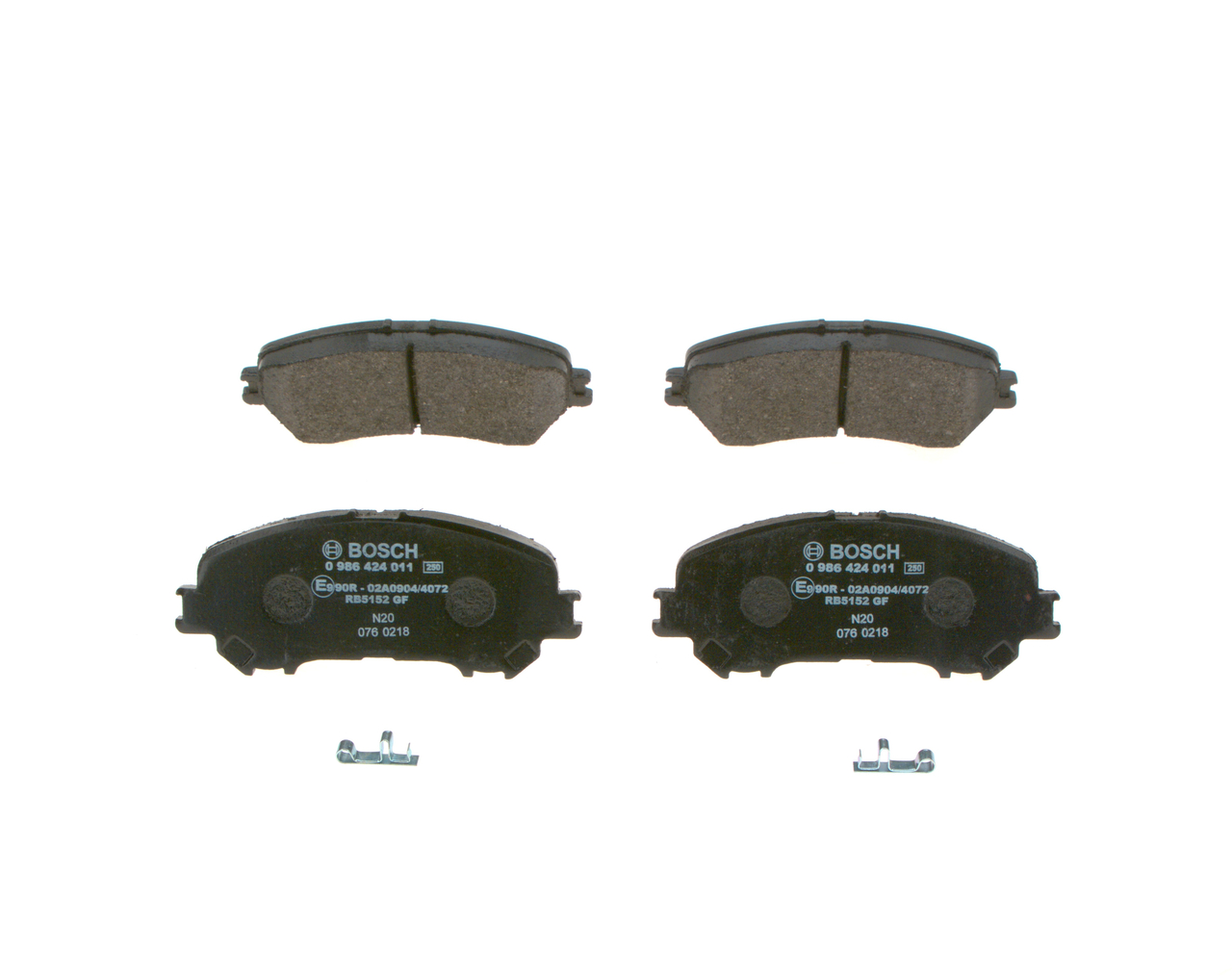 BOSCH 0 986 424 011: Brzdové platničky