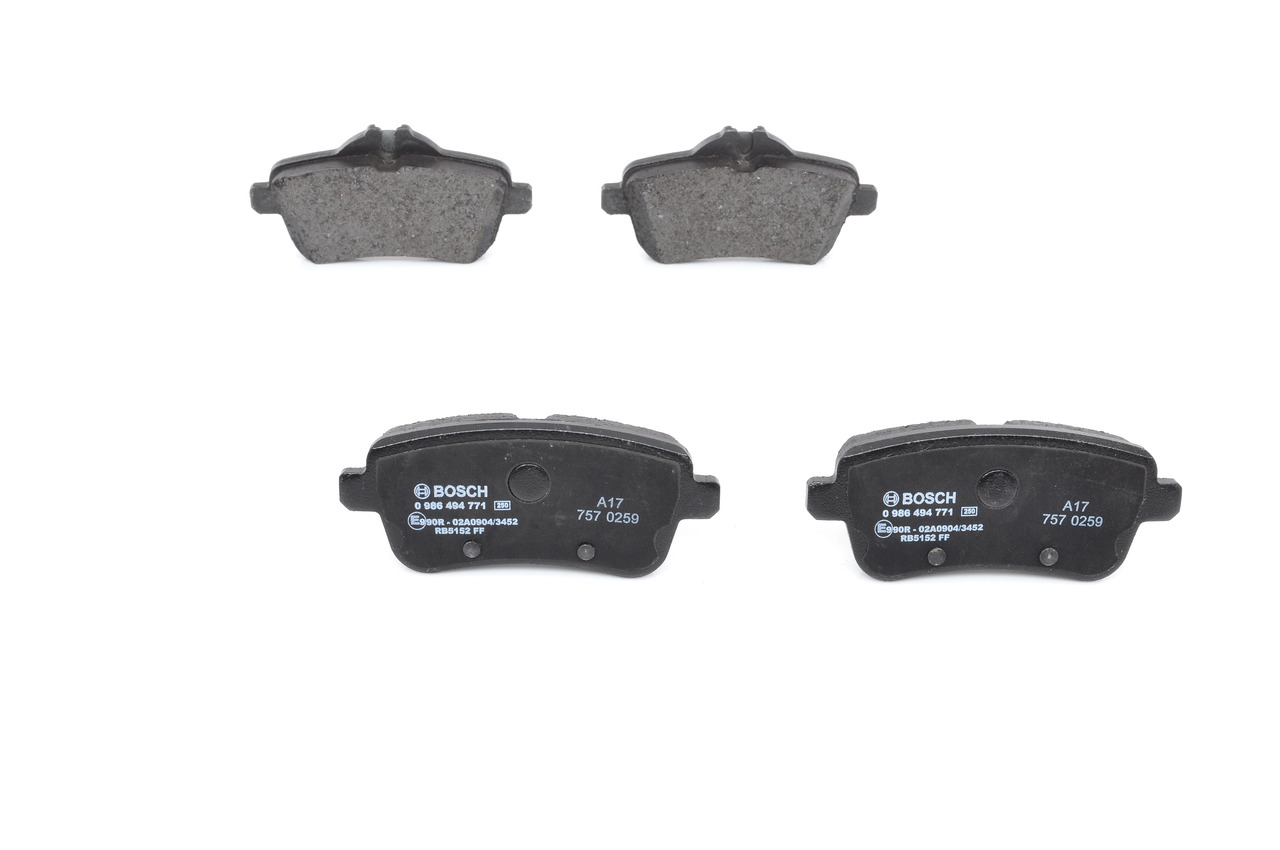 BOSCH 0 986 494 771 Bremsbeläge MERCEDES-BENZ GL (X166) 544 PS Benzin Kosten
