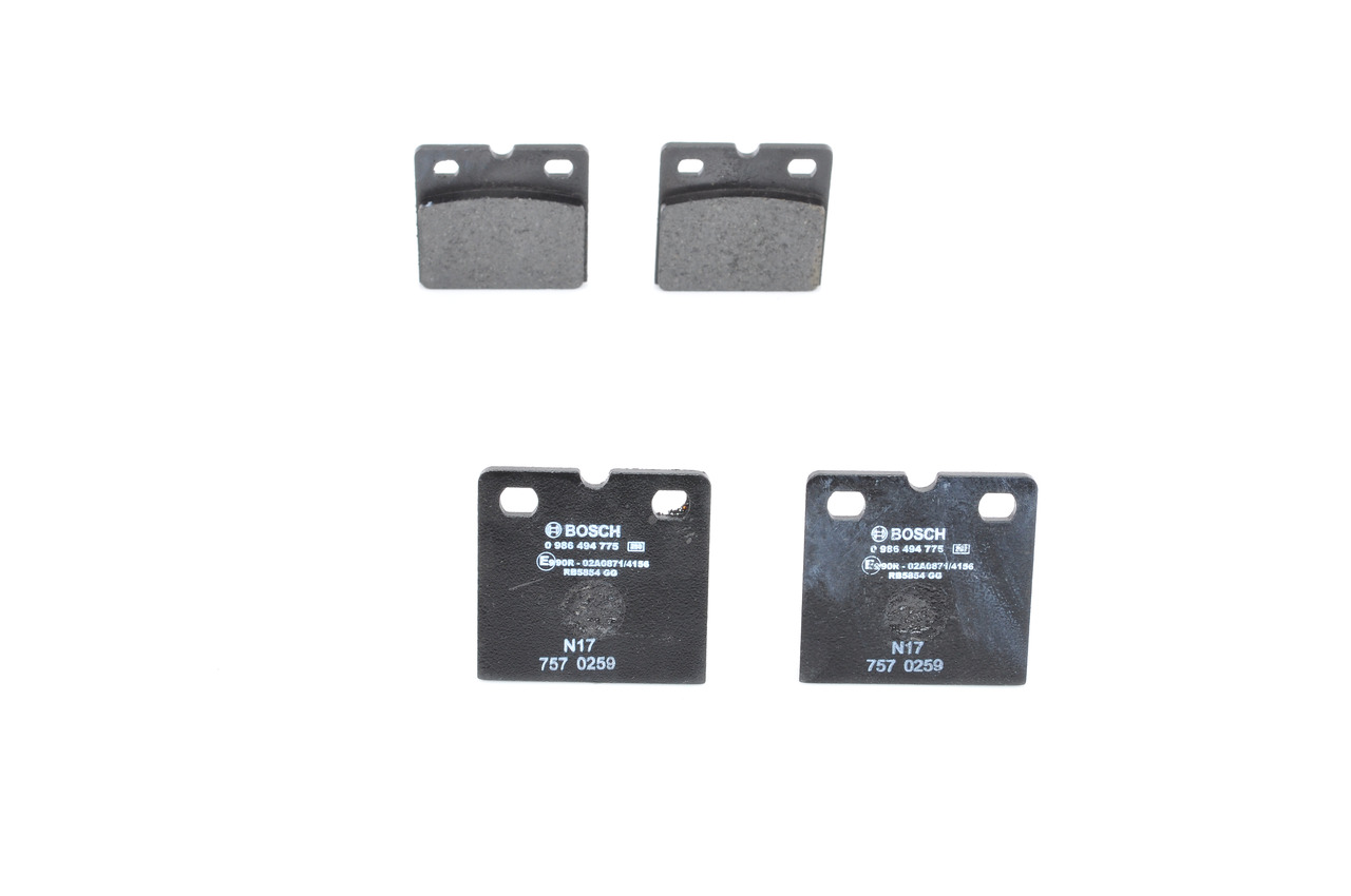 BOSCH 0 986 494 775 Brzdové platničky JAGUAR S-Type (X200) 396 KS Benzín cena