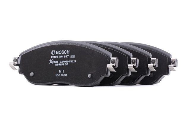 BOSCH 0 986 494 817 Remblokken FIAT TALENTO Open laadbak/ Chassis (296_) 125 Pk Diesel kosten