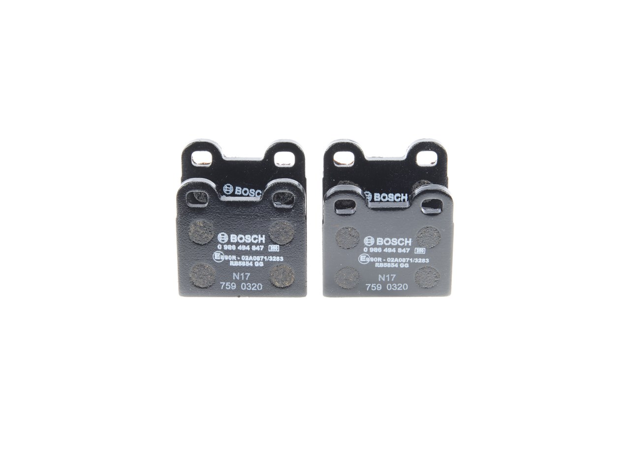 BOSCH 0 986 494 847 Remblokken VOLKSWAGEN KAEFER 34 Pk Benzine kosten