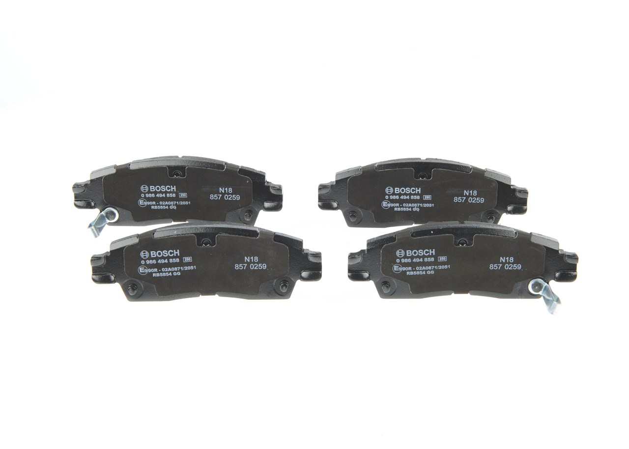 BOSCH 0 986 494 858 Bremsbeläge CHEVROLET TRAILBLAZER (KC_) 305 PS Benzin Kosten