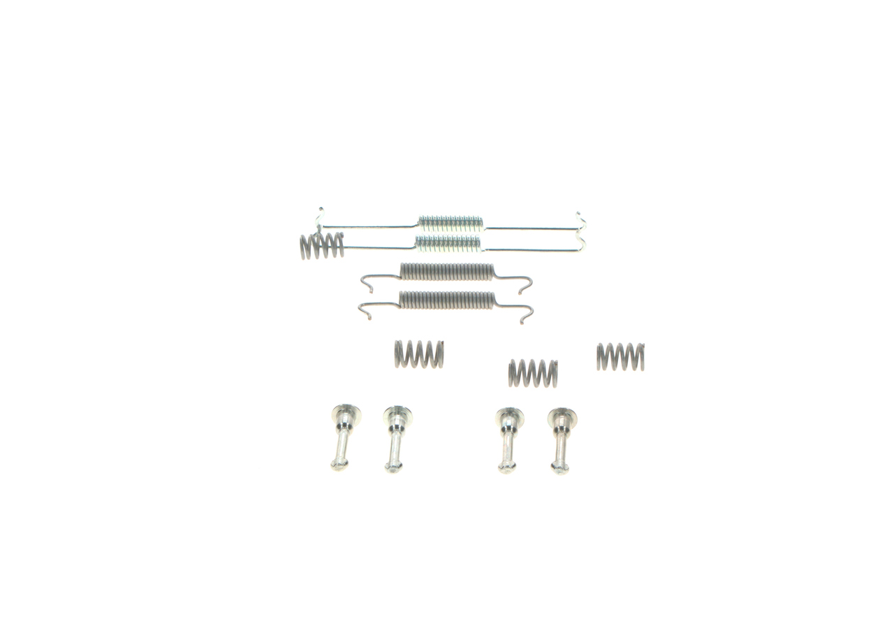 BOSCH 1 987 475 428 Tilbehørssæt, parkeringsbremsebakker PORSCHE Cayenne (92A) 440 HK Benzin hvad koster