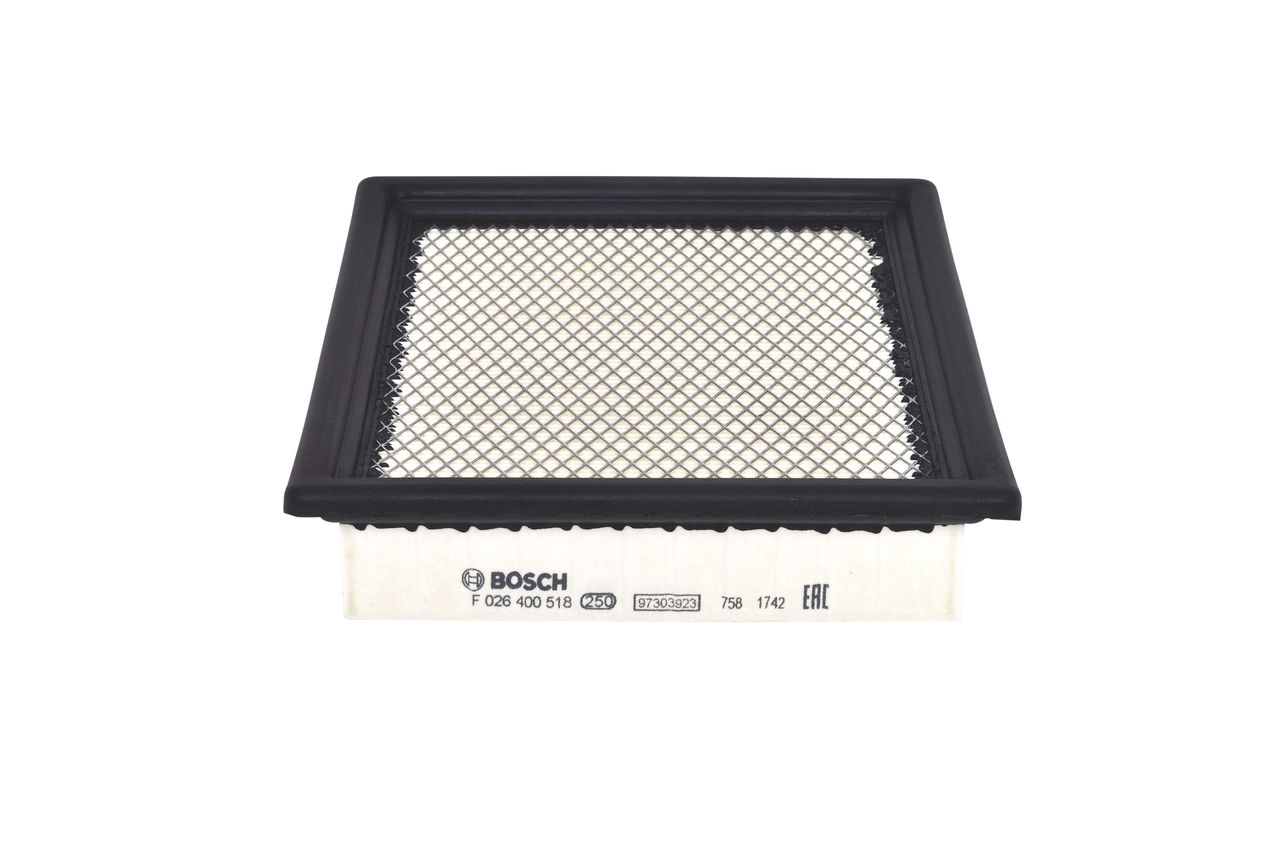 BOSCH F 026 400 518 Filtr powietrza CHRYSLER SEBRING kabriolet (JS) 174 KM benzyna koszt