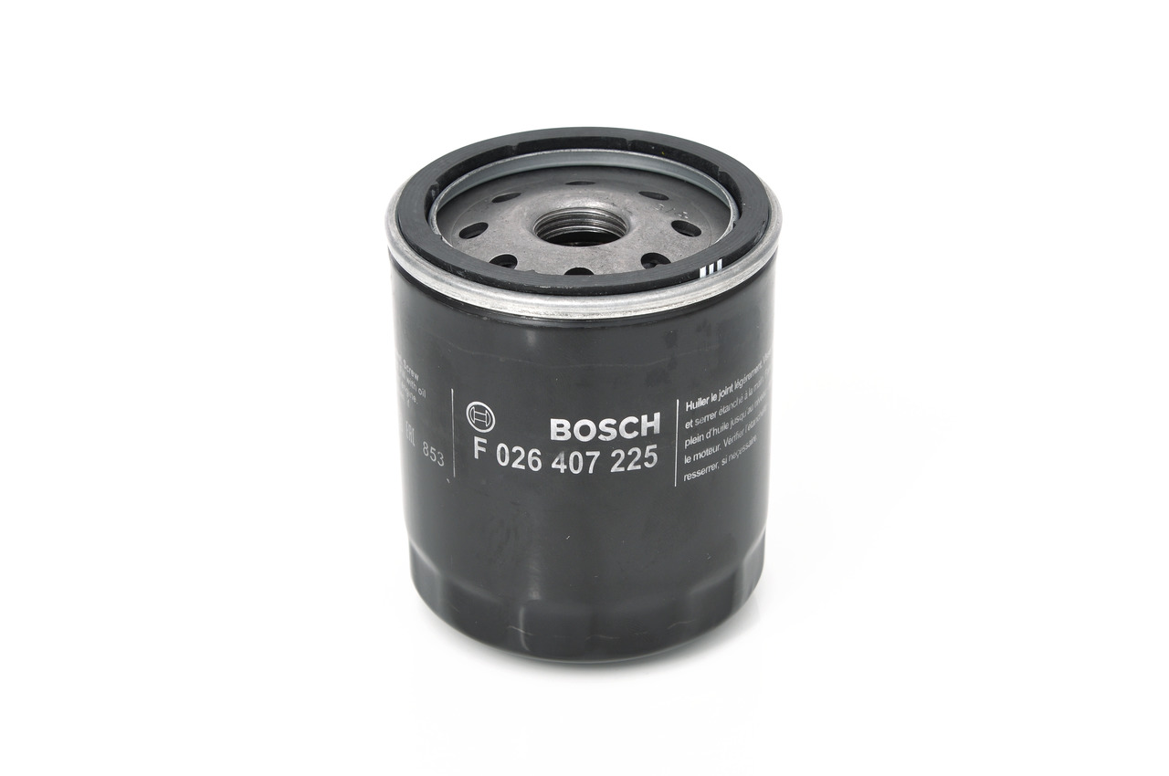 BOSCH F 026 407 225: Filtro olio con una valvola blocco arretramento