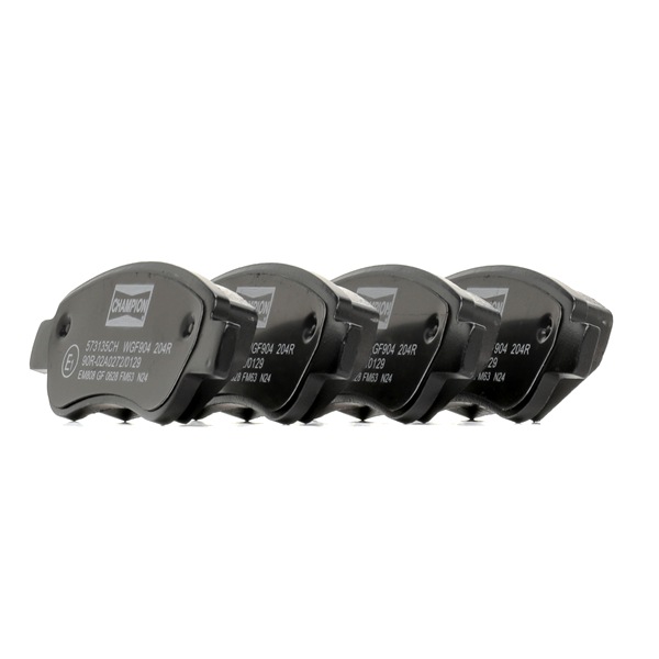 CHAMPION 573135CH Τακάκια φρένων CITROЁN C1 II (PA_, PS_) 69 PS Βενζίνη κόστος