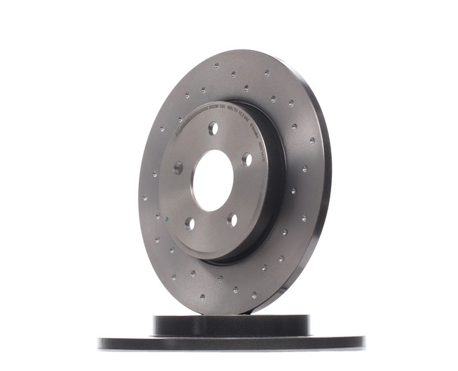 BREMBO 08.9734.1X: Piduriketas Ø: 280mm, täis, perforeeritud, Ø: 280mm, kaetud XTRA LINE