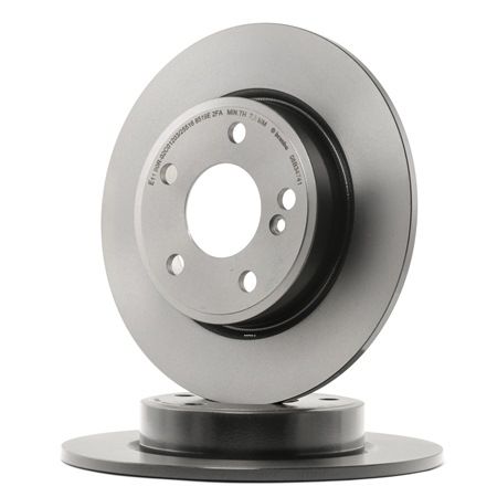 BREMBO 08.B347.41: Disc de frână Ř: 276mm, plin, Ř: 276mm, acoperit (cu un strat protector), cu suruburi COATED DISC LINE