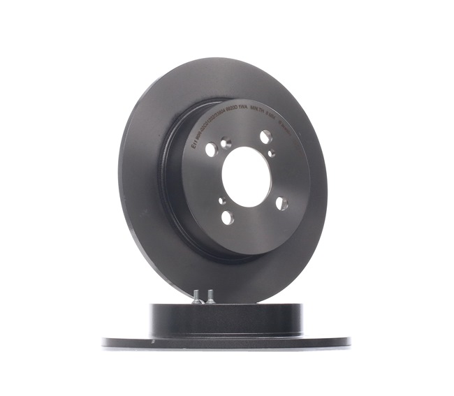 BREMBO 08.C046.31: Féktárcsa Ø: 259mm, tele, Ø: 259mm, bevonatolt, csavarokkal COATED DISC LINE