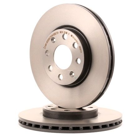 BREMBO 09.5843.31: Brzdový kotúč Ø: 257mm, s vnútorným chladením, Ø: 257mm, potiahnutá COATED DISC LINE