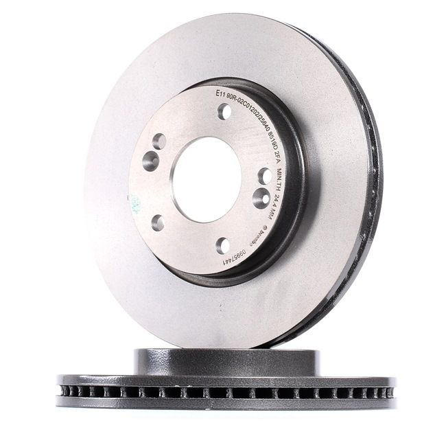 BREMBO 09.9574.41: Tarcza hamulcowa Ø: 280[mm], z wentylacją wewnętrzną, Ø: 280[mm], pokryty COATED DISC LINE