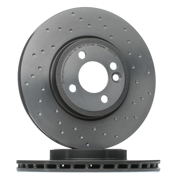 BREMBO 09.A047.3X: Féktárcsa Ø: 294mm, iyuggatott/belső hűtésű, Ø: 294mm, bevonatolt XTRA LINE