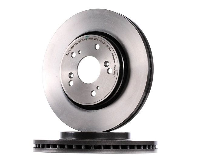 BREMBO 09.A866.11: Piduriketas Ø: 293mm, sisemine õhutus, Ø: 293mm, kaetud, koos kruvidega COATED DISC LINE