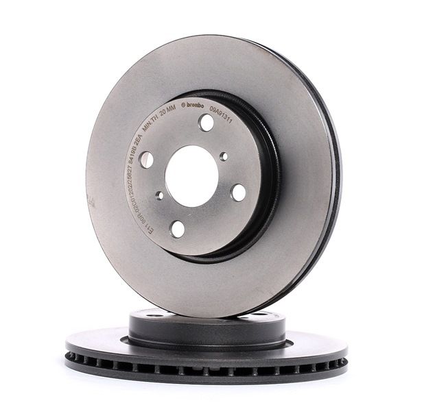 BREMBO 09.A913.11: Disc de frână Ř: 258mm, ventilat interior, Ř: 258mm, acoperit (cu un strat protector) COATED DISC LINE
