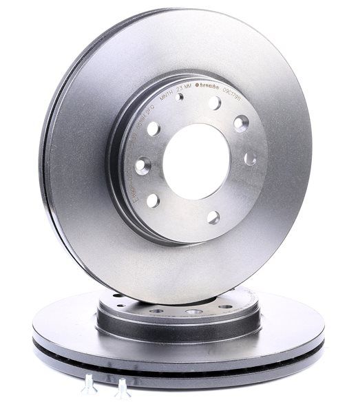 BREMBO 09.C179.11: Disc de frână Ř: 283mm, ventilat interior, Ř: 283mm, acoperit (cu un strat protector), cu suruburi COATED DISC LINE
