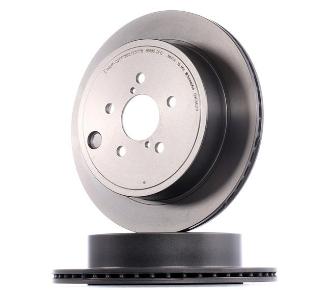 BREMBO 09.C662.11: Disc de frână Ř: 290mm, ventilat interior, Ř: 290mm, acoperit (cu un strat protector) COATED DISC LINE