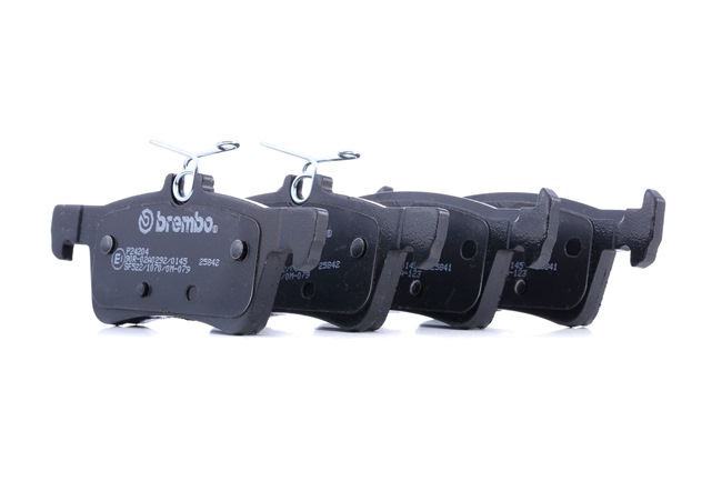 BREMBO P 24 204: Juego de pastillas de freno PRIME LINE sin accesorios, Chapa antichirridos