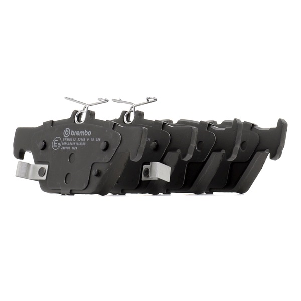 BREMBO P 78 026: Plăcuțe de frână PRIME LINE fara accesorii, cu tabla anti scartait