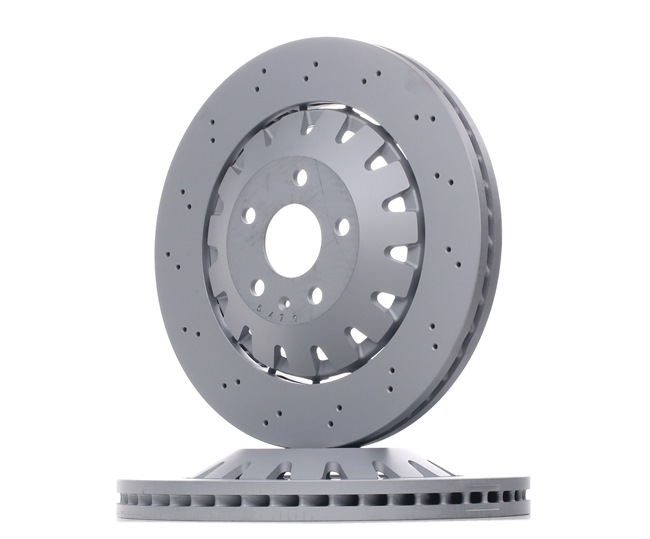 ZIMMERMANN 100.3383.70: Disc de frână FORMULA Z Ř: 369mm, ventilat, perforat, disc de frână din două părți, disc de frână flotant, Disc de frână tip oală din aluminiu, Ř: 369mm, acoperit (cu un strat protector)