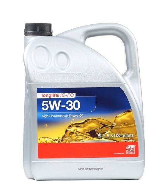 FEBI BILSTEIN 101152: Variklio alyva 5l, 5W-30 Longlife, HC-FO