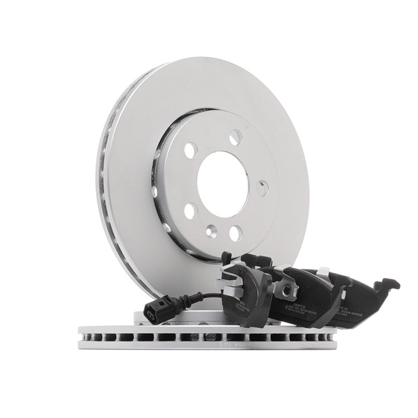 MAPCO 47855HPS: Bremžu komplekts, Disku bremzes Priekšējais tilts, Ø: 256mm, ventilējams