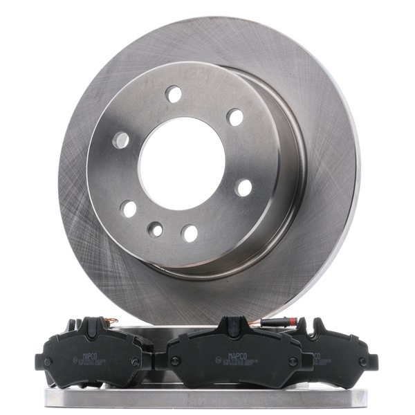 MAPCO 47918: Bremsscheiben und -beläge Hinterachse, Ø: 298mm, voll