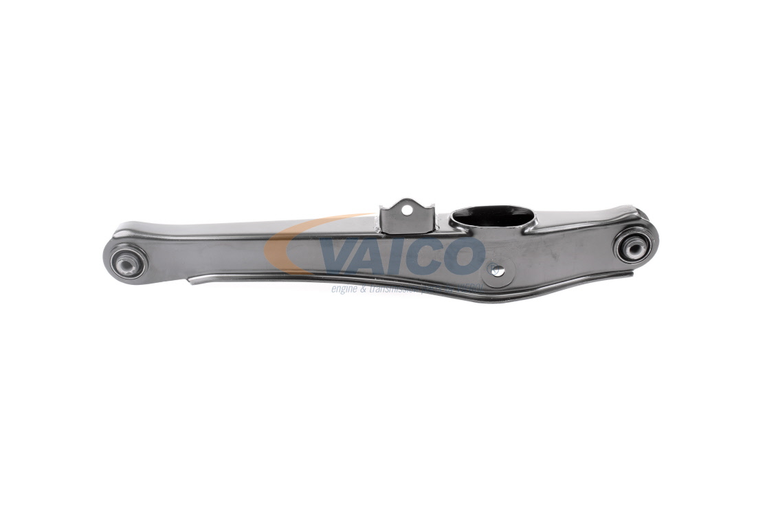 VAICO V37-0158: Brat, suspensie roata Axa spate ambele parti, tabla de otel, cu bucsa de cauciuc, Original VAICO Quality