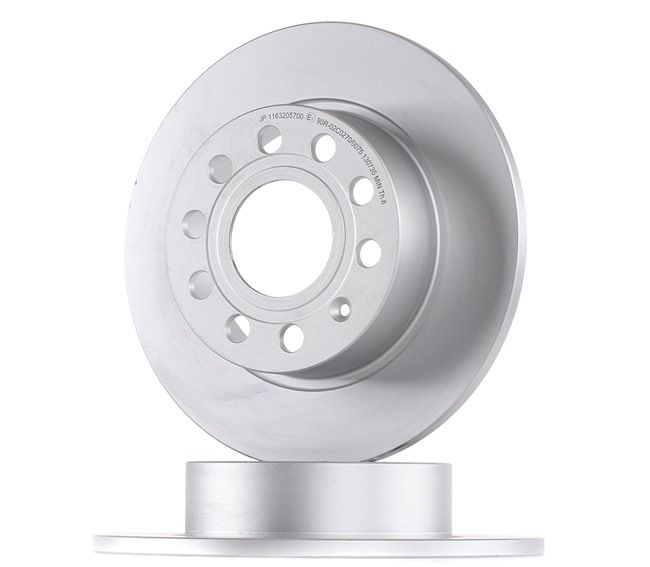 JP GROUP 1163205700: Disque de frein JP Essieu arrière, Ø: 255mm, plein, Ø: 255mm, revêtu