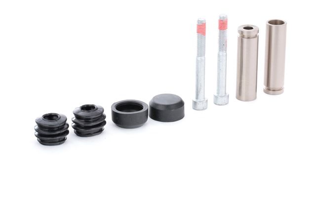 MAXGEAR 27-0489: Geleidehulzenset, remklauw Vooras, Achteras, Met bouten