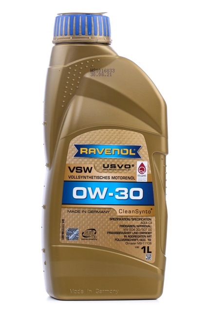 RAVENOL VSW 1111106-001-01-999 Λάδι κινητήρα MAN TGE Κουτί (UY_) 102 PS Πετρέλαιο κόστος