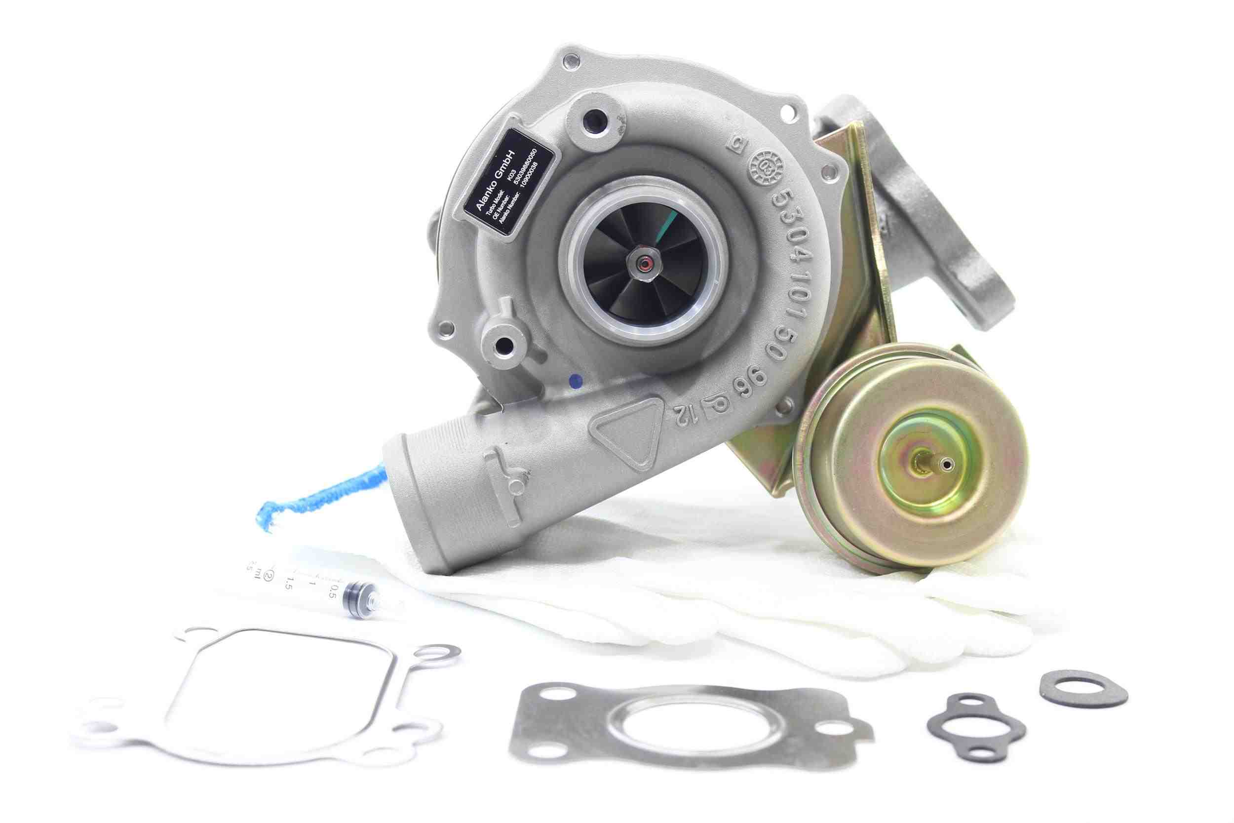 ALANKO 10900038: Turbosuflantă incl. Set garnituri, cu material de atașare/fixare