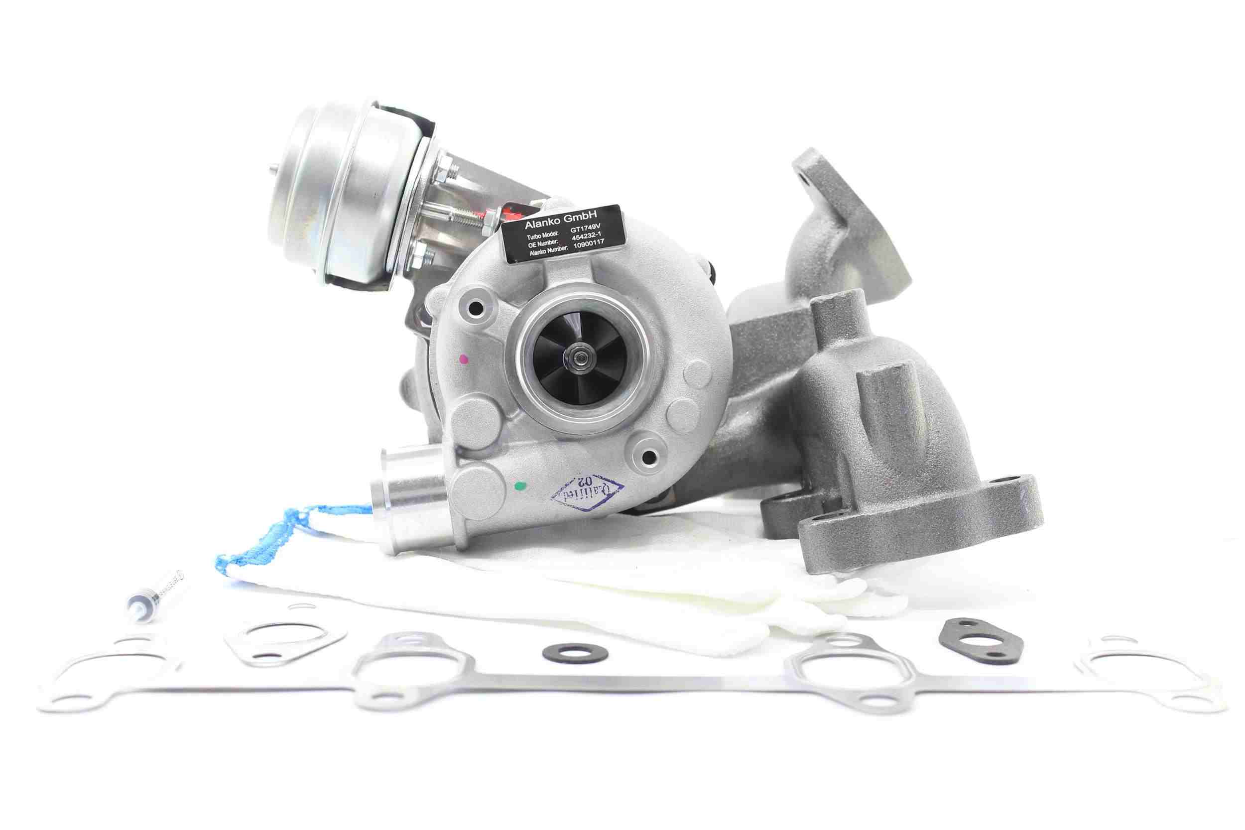 ALANKO 10900117: Turbosuflantă incl. Set garnituri, cu material de atașare/fixare