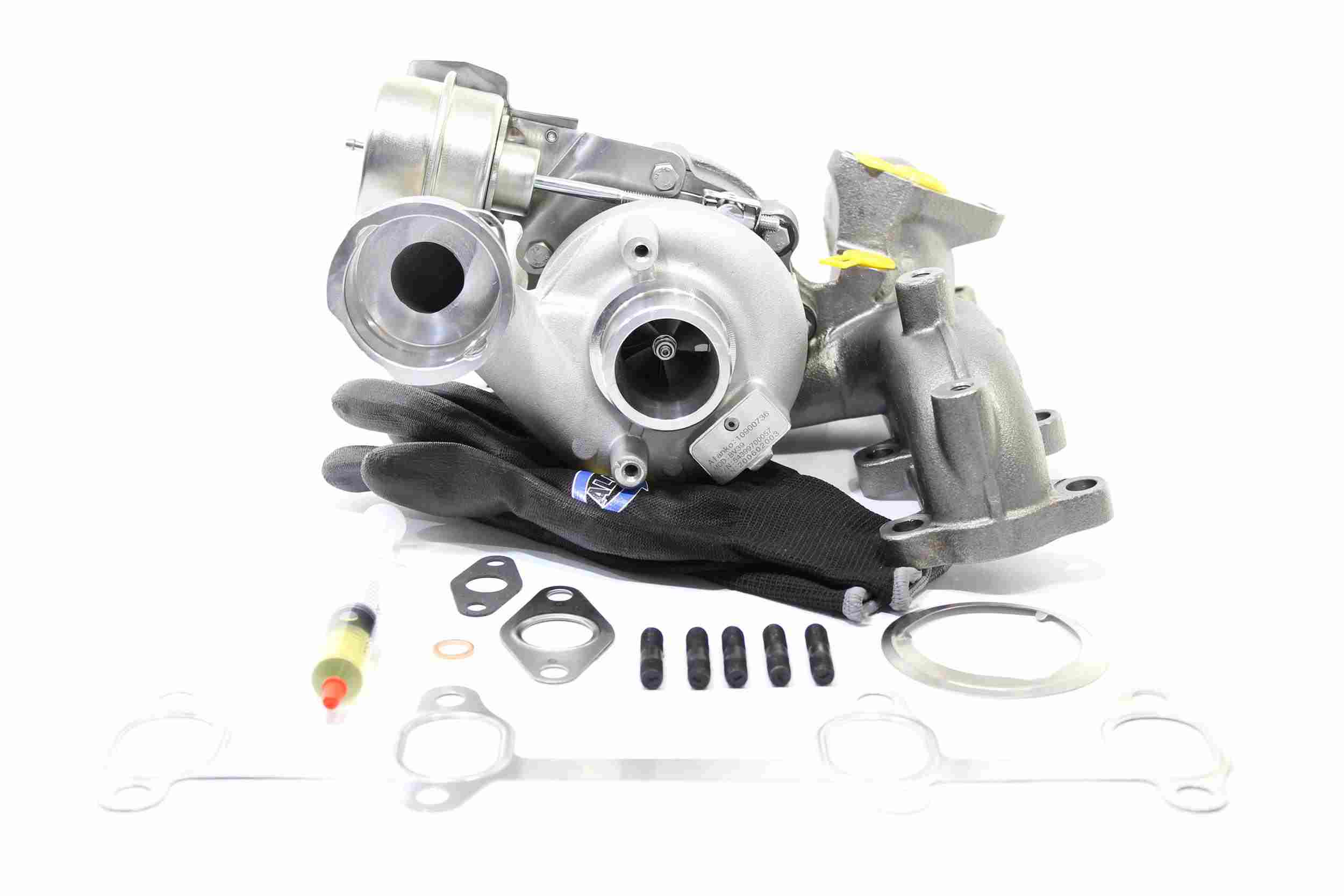 ALANKO 10900736: Turbosuflantă incl. Set garnituri, cu material de atașare/fixare
