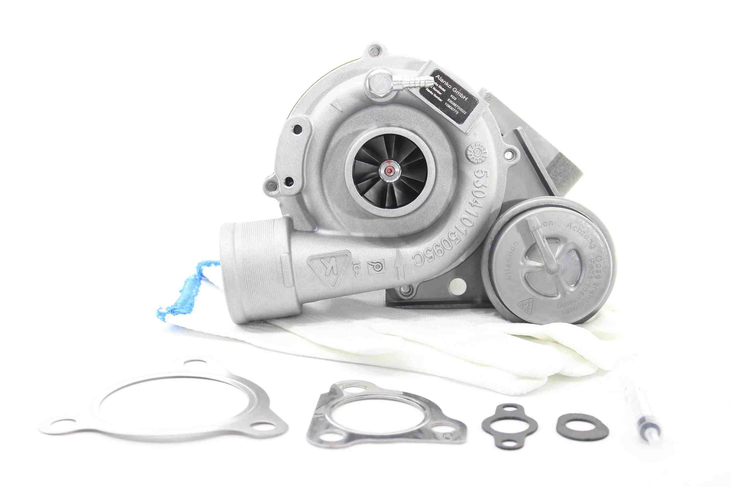 ALANKO 10900772: Turbosuflantă incl. Set garnituri, cu material de atașare/fixare