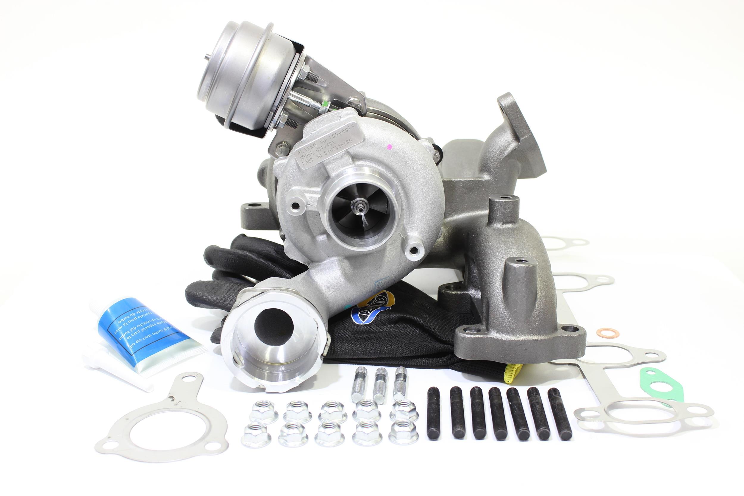 ALANKO 10900913: Turbosuflantă incl. Set garnituri, cu material de atașare/fixare