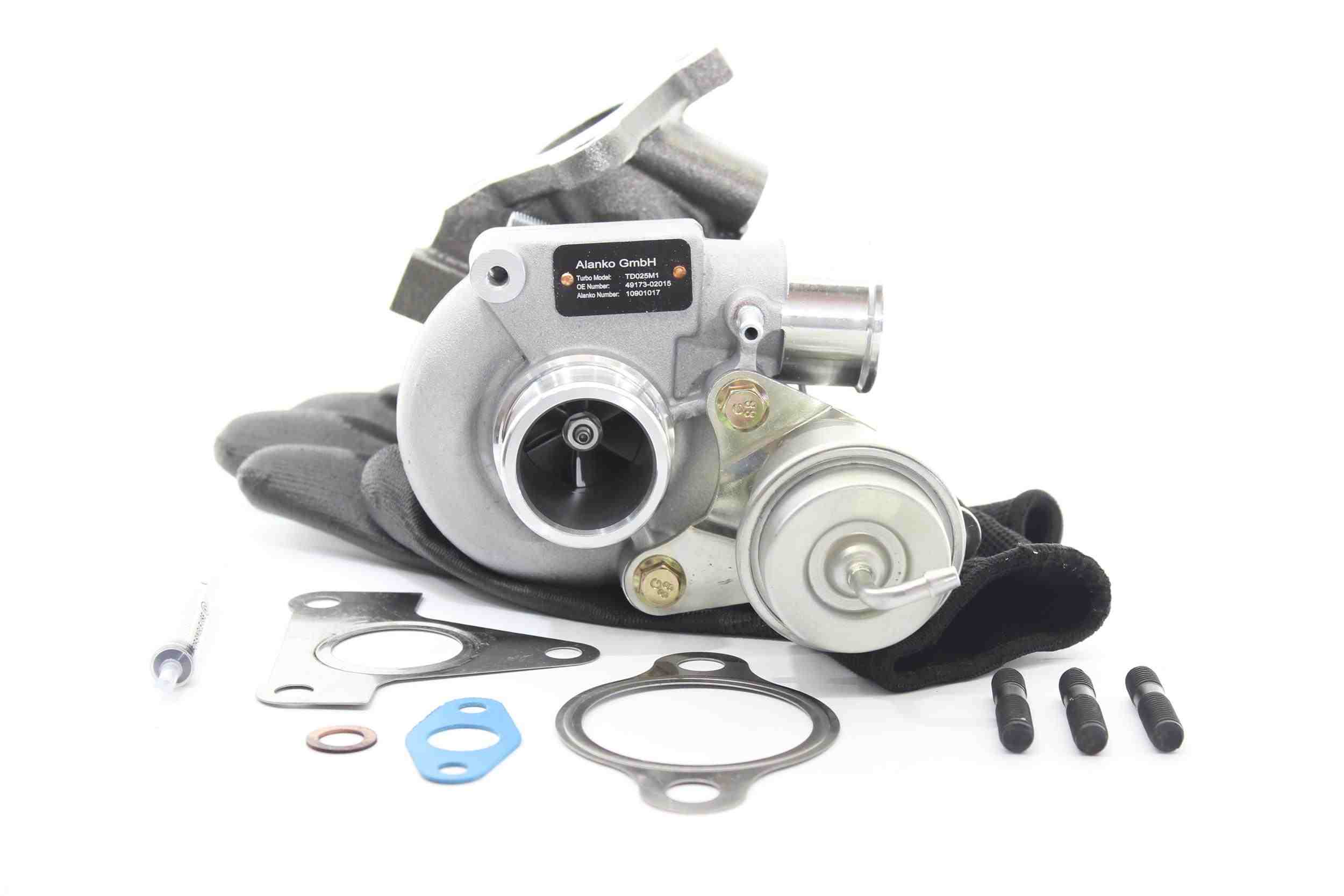 ALANKO 10901017: Turbosuflantă incl. Set garnituri, cu material de atașare/fixare