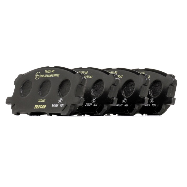 TEXTAR 2373401: Plaquettes de frein avec accessoires